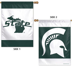 Michigan State Spartans Official NCAA Sports 2-Sided Vertical Flag Wall Banner - Wincraft Inc.
