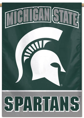 Michigan State Spartans Official NCAA Team Logo NCAA Premium 28x40 Wall Banner - Wincraft Inc.