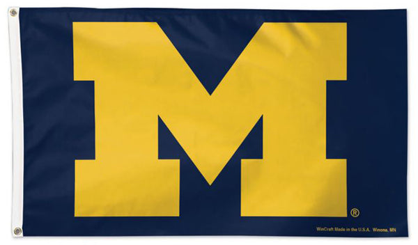 Michigan Wolverines "Big-M" Official NCAA Deluxe 3'x5' Team Logo Flag - Wincraft Inc.