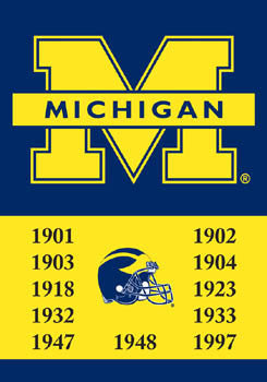 Michigan Wolverines "11-Time Football Champs" Banner - BSI