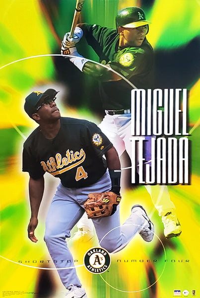 Miguel Tejada "Superstar" Oakland A's MLB Baseball Action Poster - Starline 2003
