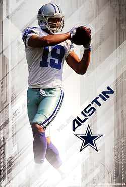 Miles Austin "Gamebreaker" Dallas Cowboys Action Poster - Costacos 2012