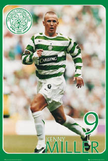 Kenny Miller "Super Action" Glasgow Celtic FC Poster - GB 2007