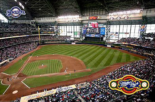 Milwaukee Brewers Miller Park Gameday Poster - Costacos Sports