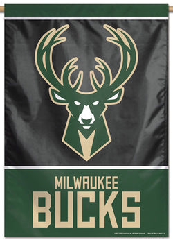 Milwaukee Bucks Official NBA Basketball Premium 28x40 Team Logo Wall Banner - Wincraft Inc.