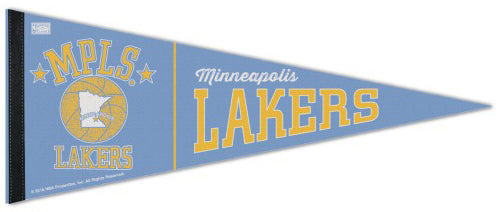 Minneapolis Lakers NBA Retro Classic (1947-60) Premium Felt Pennant - Wincraft