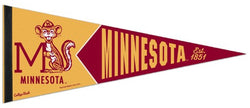 Minnesota Golden Gophers NCAA College Vault 1960s-Style Premium Felt Collector's Pennant - Wincraft Inc.