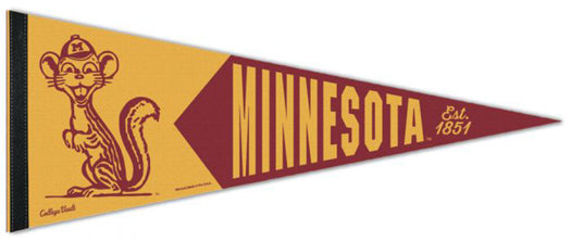Minnesota Golden Gophers NCAA "Goldy Classic" 1960s-Style Premium Felt Collector's Pennant - Wincraft Inc.