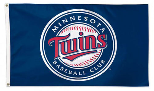 Minnesota Twins Official MLB Baseball 3'x5' Team Banner Deluxe-Edition Flag - Wincraft