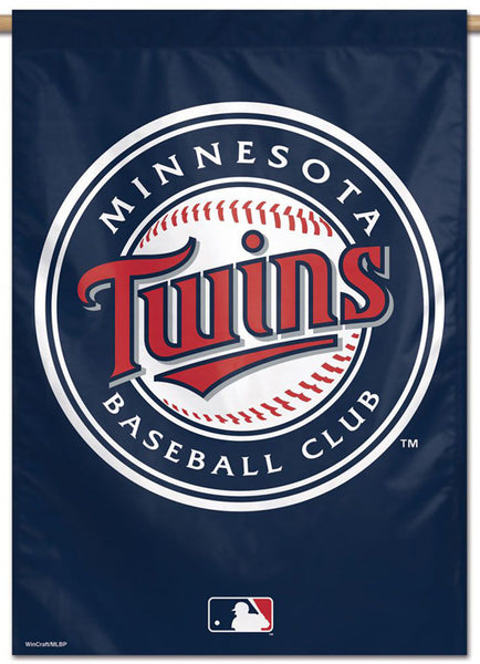 Minnesota Twins Primary Circle-Ball-Logo Style Official MLB Team Premium 28x40 Wall Banner - Wincraft Inc.