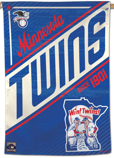 Minnesota Twins "Since 1901" Cooperstown Collection Premium 28x40 Wall Banner - Wincraft Inc.
