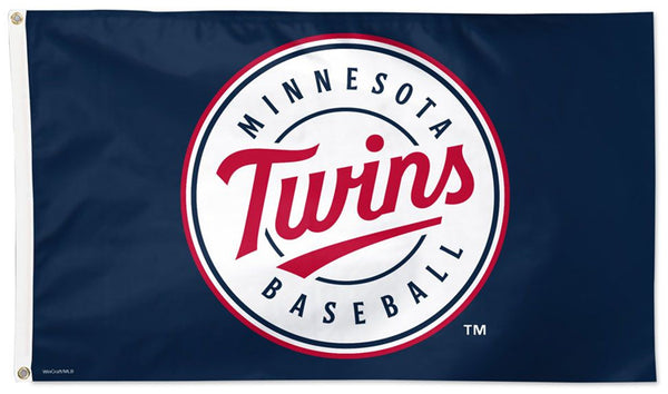Minnesota Twins Official MLB Baseball 3'x5' Team Banner Deluxe-Edition Flag - Wincraft 2023