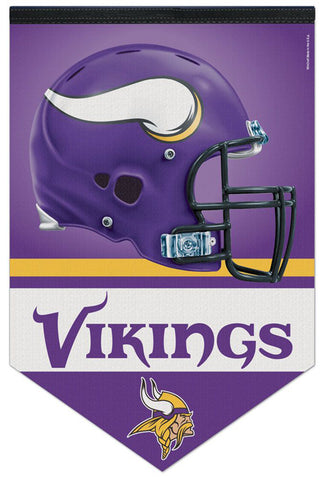 Minnesota Vikings Official NFL Football Team Premium 17x26 Felt Banner - Wincraft Inc.