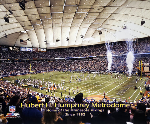 Minnesota Vikings Metrodome Gameday "Home of the Vikings Since 1982" Premium Poster Print - Photofile Inc.