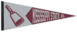 Mississippi State Bulldogs Cowbell-Style NCAA Vintage Collection 1950s-Style Premium Felt Collector's Pennant - Wincraft Inc.