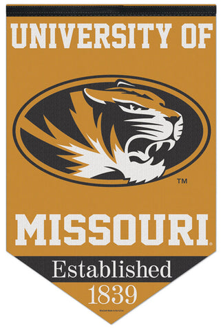 University of Missouri Tigers "Est. 1839" Official NCAA Premium Felt Wall Banner - Wincraft