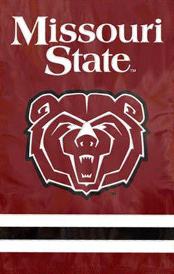 Missouri State Bears Team Logo Premium Applique Nylon Banner Flag - Party Animal Inc.