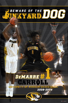 DeMarre Carroll "Junkyard Dog" Missouri Tigers Basketball Poster - ProGraphs 2009
