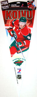 Mikko Koivu "Superstar" Minnesota Wild Premium Felt Pennant (L.E. /2,009) - Wincraft Inc.