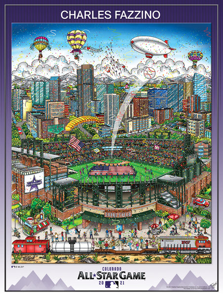 MLB All-Star Game 2009 (St. Louis) Commemorative Pop Art Poster by