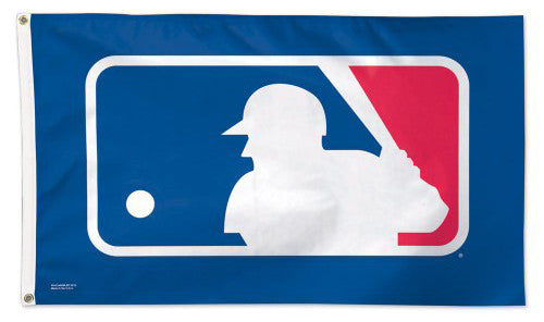 Major League Baseball MLB BATTER UP Official League Logo 3'x5' DELUXE Banner Flag - Wincraft