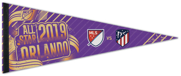 MLS Soccer All-Star Game 2019 Orlando (MLS vs. Atletico Madrid) Premium Felt Collector's Pennant - Wincraft Inc.