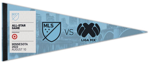 MLS Soccer All-Star Game 2022 Minnesota (MLS vs. Liga MX) Premium Felt Collector's Pennant - Wincraft Inc.