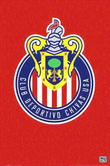 Chivas USA Official MLS Club Crest Poster - NMR Posters