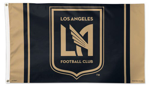 Los Angeles FC LAFC MLS Soccer Official Team 3'x5' DELUXE Flag - Wincraft Inc.
