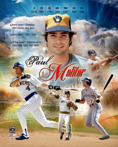 Paul Molitor baseball card (Minnesota Twins, Hall of Fame) 2016