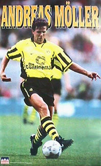 Andreas Moller "Action" Borussia Dortmund Soccer Poster - Starline 1997