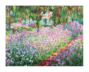 "Irisies in the Garden at Giverny" (1900) by Claude Monet - Eurographics