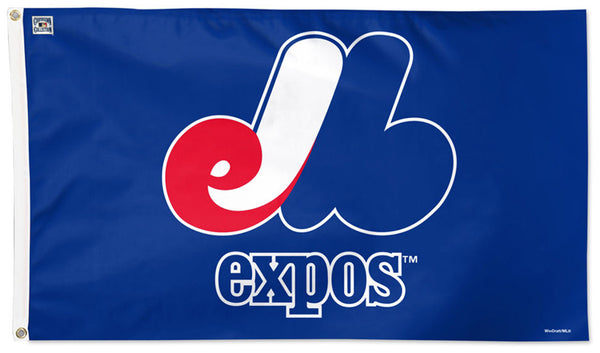 Montreal Expos Official Deluxe-Edition MLB Cooperstown Collection 3'x5' Flag - Wincraft Inc.