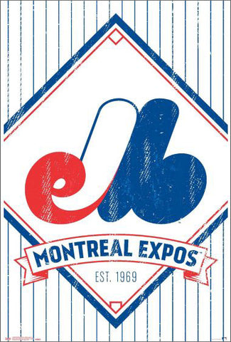 Montreal Expos est. 1969 Official MLB Baseball Classic Team Logo Poster - Trends International