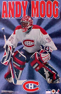 Andy Moog "Shine" Montreal Canadiens Poster - Starline 1997