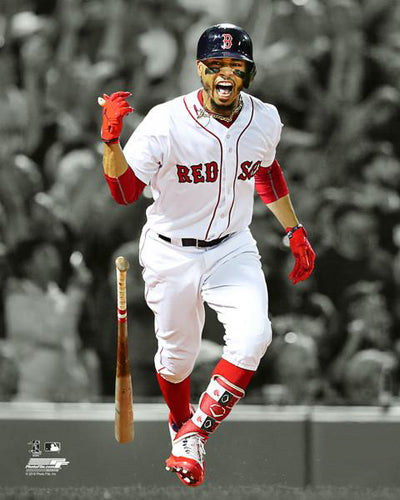 Mookie Betts Spotlight Slam (2018) Boston Red Sox Premium MLB Poster  Print - Photofile 16x20
