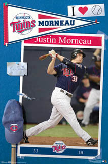 Justin Morneau "Superstar" Minnesota Twins Poster - Costacos 2007