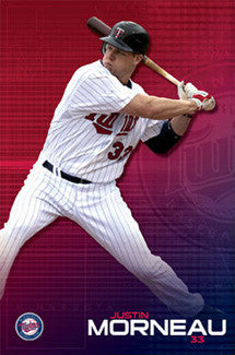 Justin Morneau "Slugger" Minnesota Twins Poster - Costacos 2010