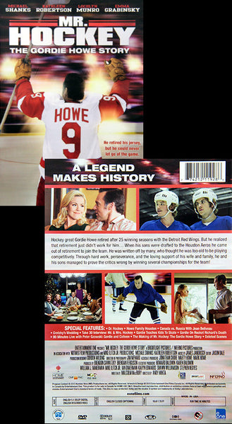 DVD: Mr. Hockey, The Gordie Howe Story (2013) - Entertainment One