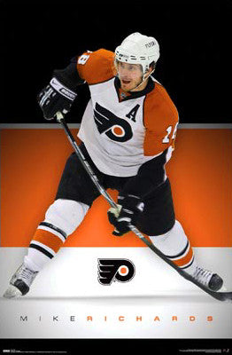 Mike Richards "Playmaker" Philadelphia Flyers Poster - Costacos 2008