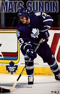 Mats Sundin "Action" Toronto Maple Leafs NHL Action Poster - Starline Inc. 1994