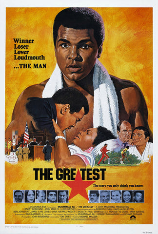 Muhammad Ali "The Greatest: My Own Story" (1977) Boxing Movie Poster Reprint - Eurographics Inc.
