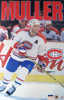Kirk Muller "Habs Action" Montreal Canadiens Poster - Starline 1994