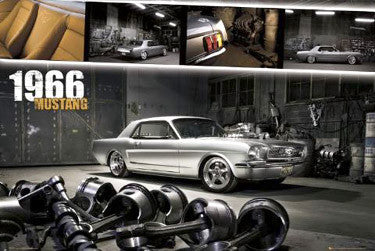 Ford Mustang "1966 Mustang Glory" Autophile Profile Poster - GB Eye inc.