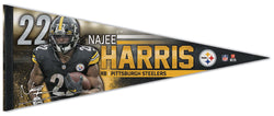Najee Harris "Signature Series" Pittsburgh Steelers Premium Felt Collector's PENNANT - Wincraft Inc.