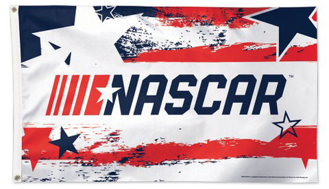 NASCAR Americana Patriotic Racing Logo Emblem Huge 3' x 5' DELUXE Banner Flag - Wincraft Inc.