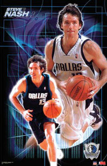 Steve Nash "Superstar" Dallas Mavericks Poster - Starline 2002