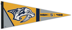Nashville Predators "NSH '98" NHL Hockey Reverse-Retro-Style Premium Felt Collector's Pennant - Wincraft