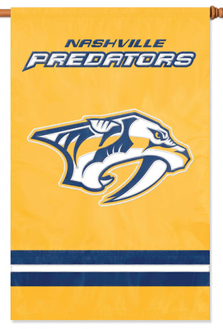 Nashville Predators Official NHL Hockey Premium Applique Team Banner Flag - Party Animal