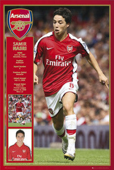 Samir Nasri "Young Gun" Arsenal FC Poster - GB Eye 2008